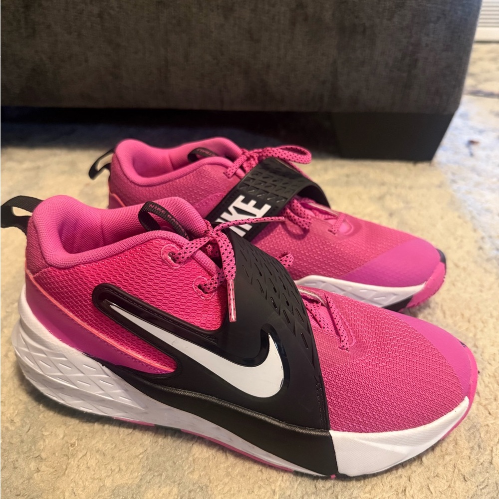 Nike Kids Fuchsia and Black Sneakers
